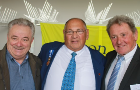 Le Président de Strasbourg Sud entouré de Francis Kennel  et de Pierre Friedrichs