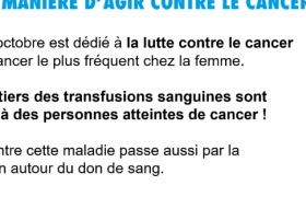 Une manière d'agir contre le cancer