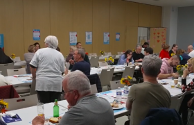 Ambiance conviviale aprèsledon