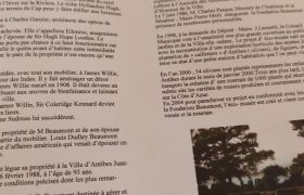 Historique de la villa Eilenroc privatisée pour l'occasion
