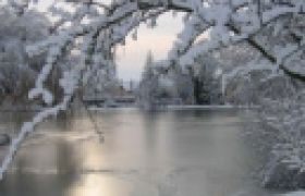 La beauté du lac en hiver